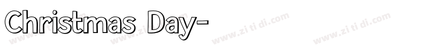 Christmas Day字体转换